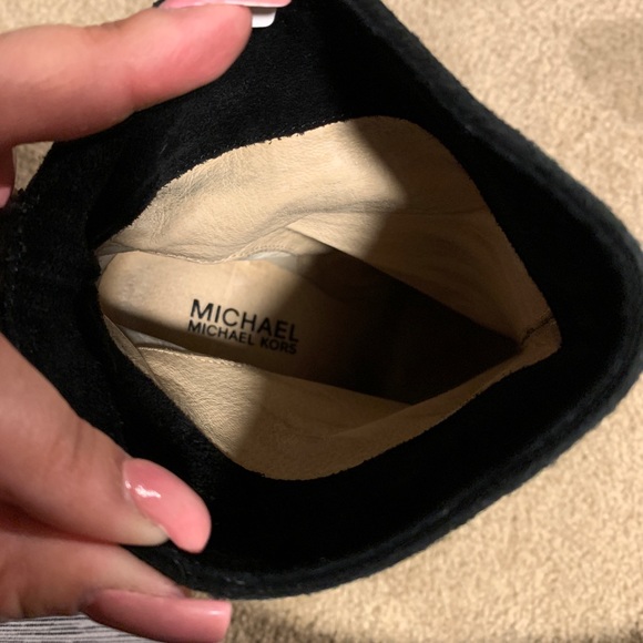Michael Kors Black Suede Bootie - Picture 5 of 5